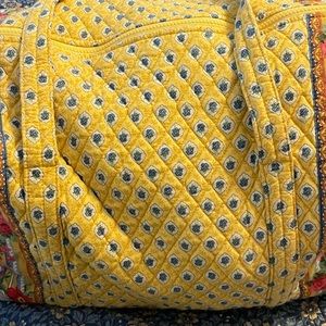 Vera Bradley Yellow Floral Weekender Bag